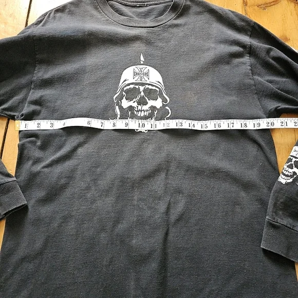 Vintage West Coast Choppers Long Sleeve Shirt SIZE L - Picture 5 of 8